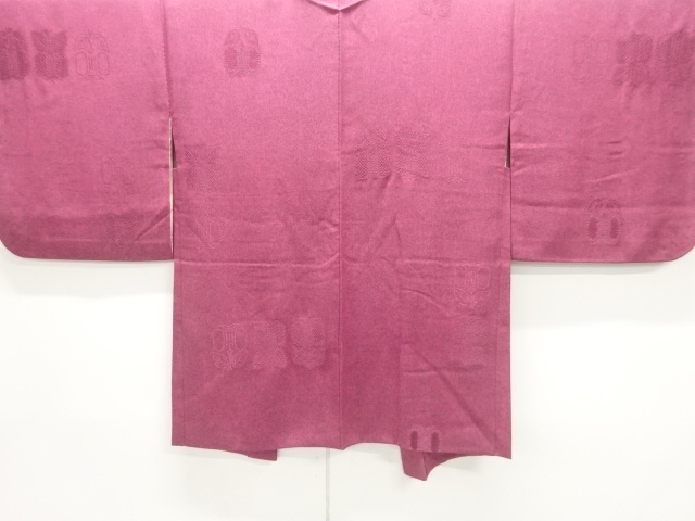 遠州椿模様織出し羽織